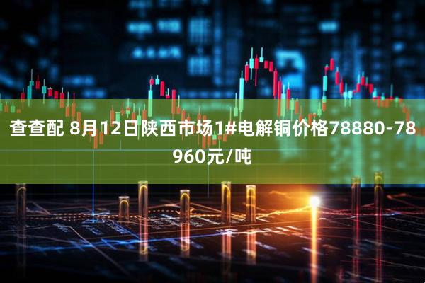 查查配 8月12日陕西市场1#电解铜价格78880-78960元/吨